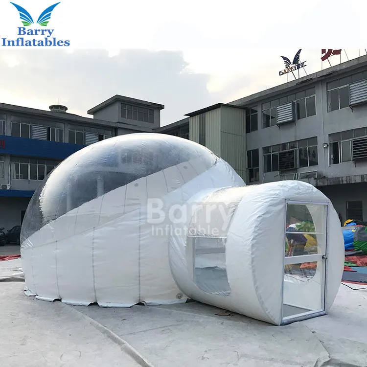 Customized size family camping big outdoor clear bubble tent  hotel for sale