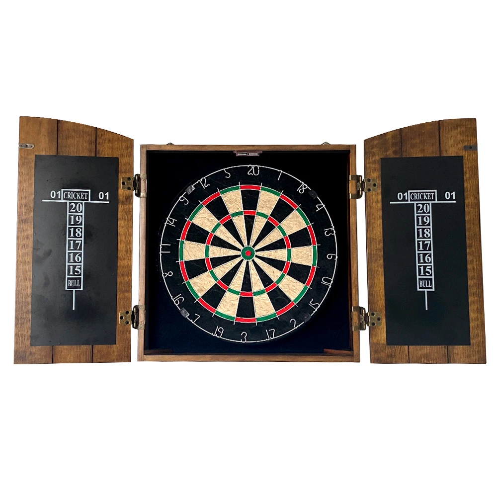 2023 New Design Dartboard Set With Solid Wood Cabinet Customized For Custom Darts Board Set