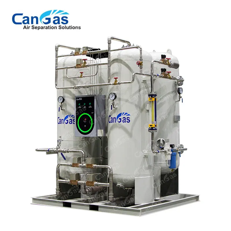 Oxygen source compact oxygen generator for ozone water treatment