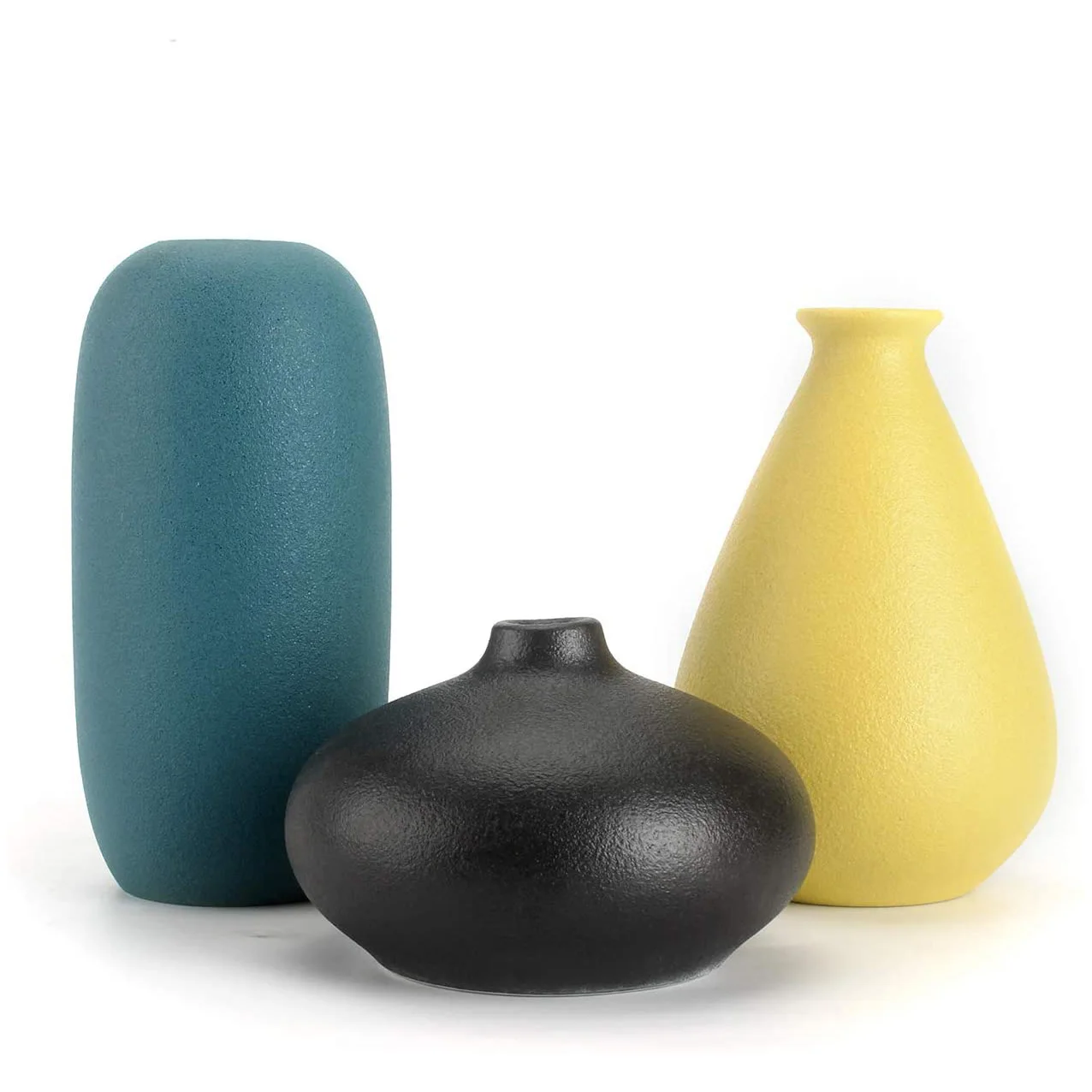 Small Ceramic decorative Vase Decorative Set of 3