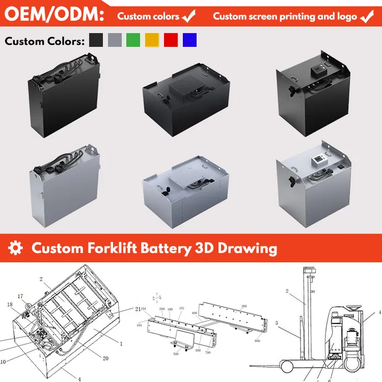 Small Mini 24v electric forklift lithium battery 24 volt 200ah li ion forklift battery