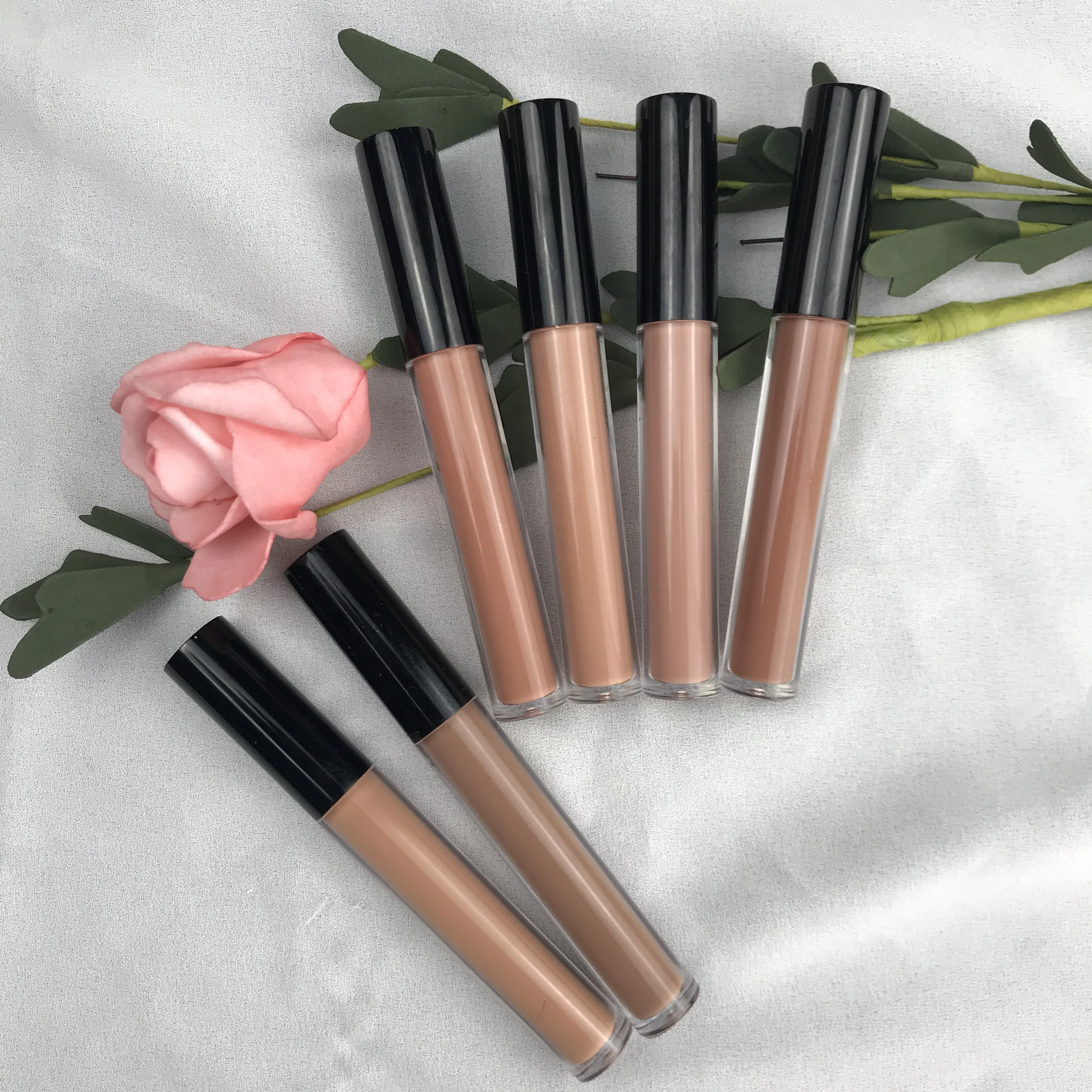 Nude lipgloss  6 colors lipgloss private label daily lip gloss glitter wholesale lip gloss