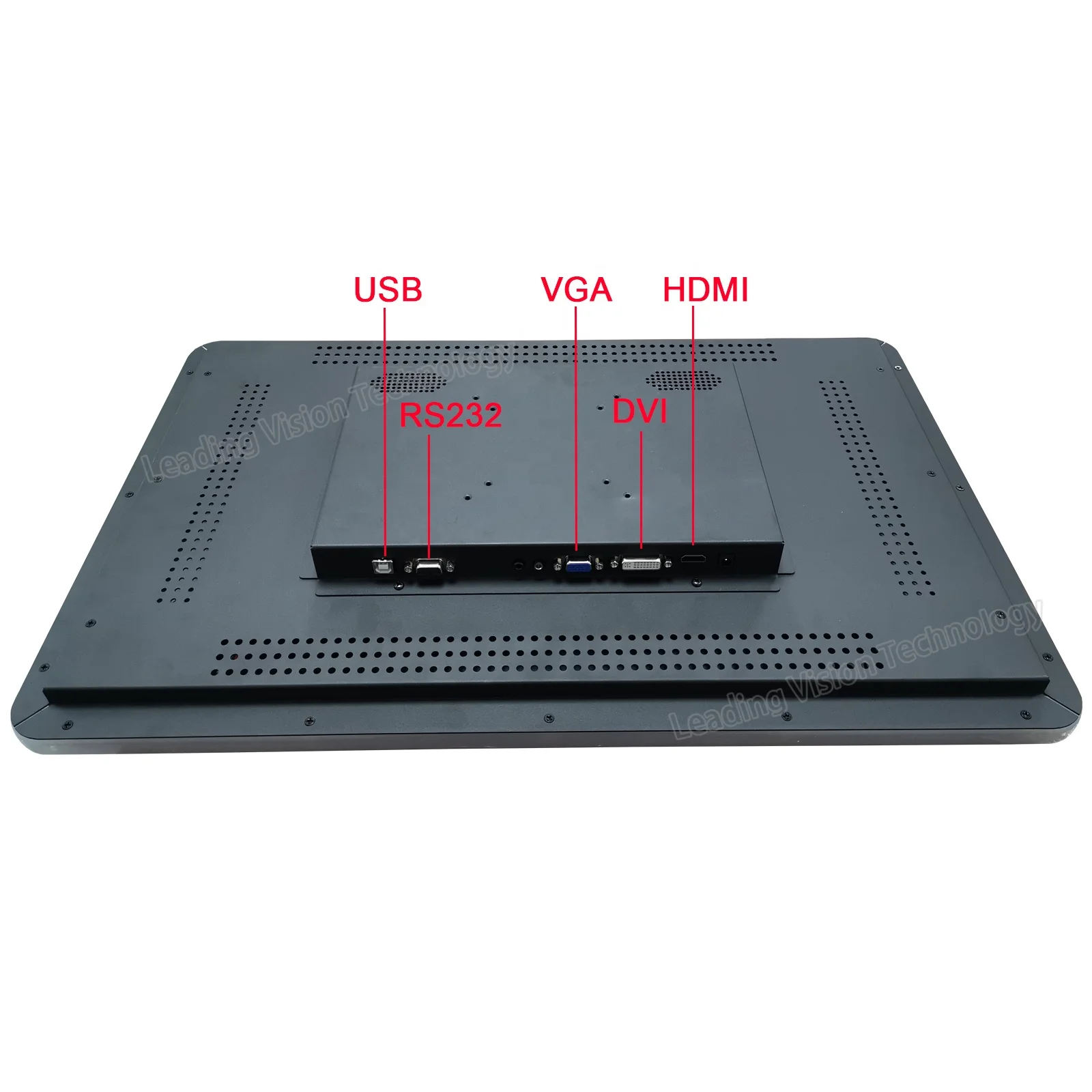 Led monitor 3M touch monitor halo LED light bar monitor capacitive touch screen for fire northern link power link games