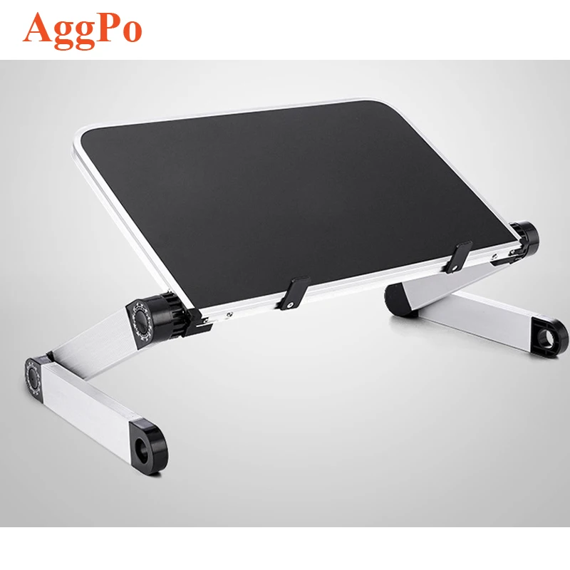 Adjustable laptop stand desk with radiator Ergonomic portable Multi-functional bracket, One-touch button to adjust the height