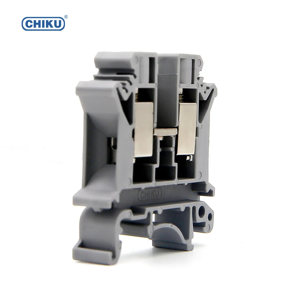 UK 10N DIN Rail Screw Connector electric Terminal Block 10mm  wire terminal strip connector