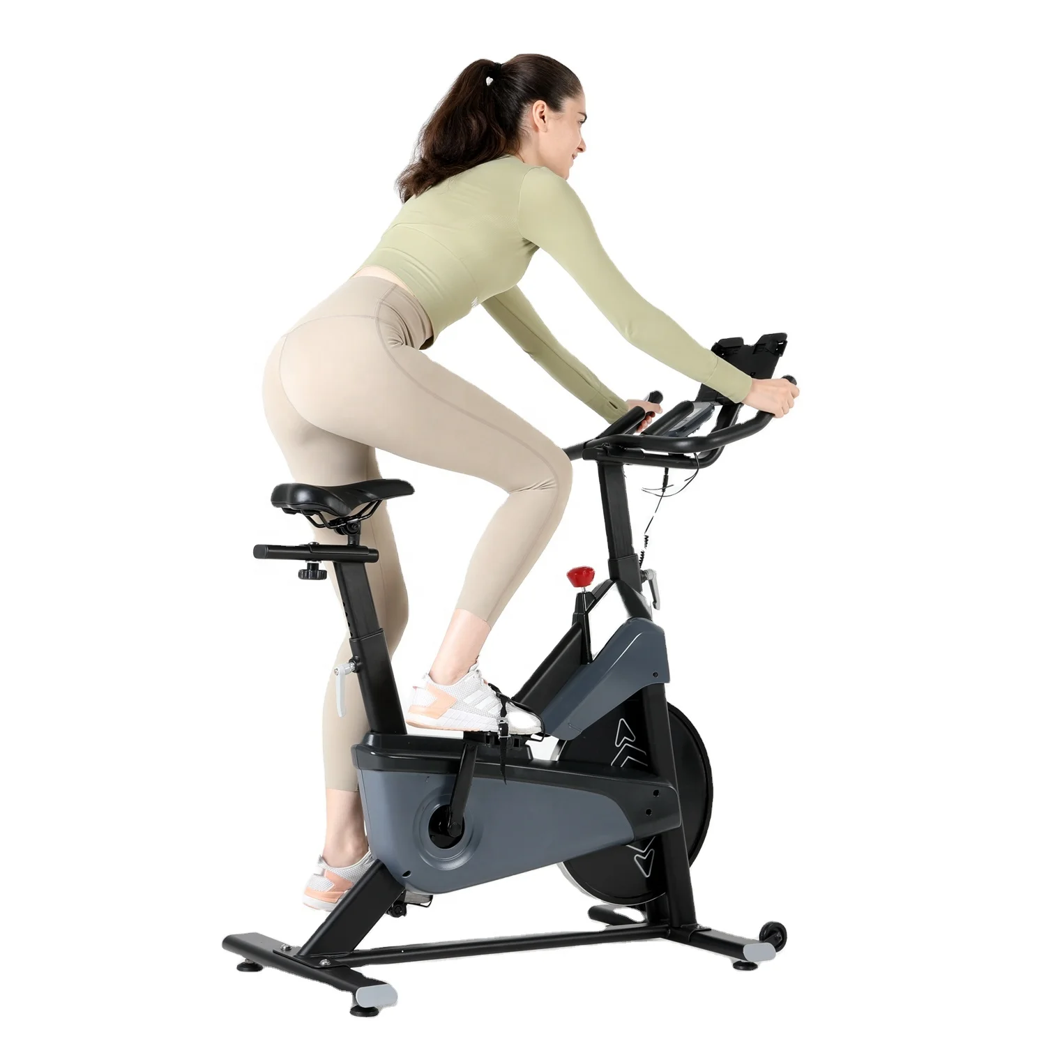 Home Cardio Machine Fitness Center Training Exercise Spinning Bike for Indoor Cycling Workouts
