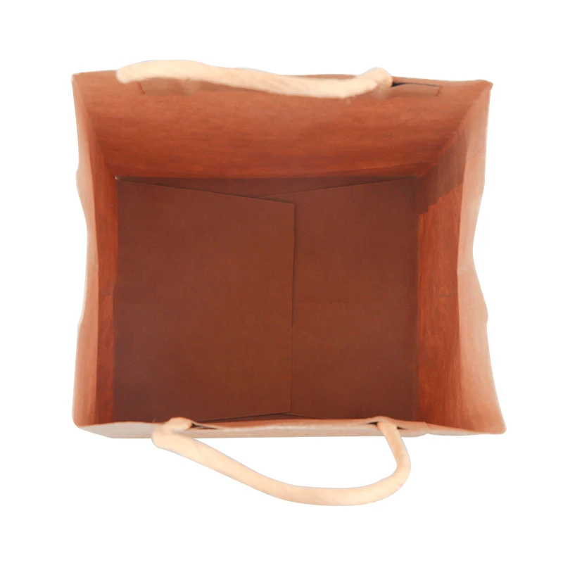 40*13*31cm 130g In stock wholesale cheap price Custom Shopping brown kraft paper bags with handle for business