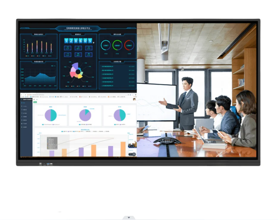 4k Lcd  55 Inch Interactive Flat Panel Display Interactive Whiteboard For Classroom