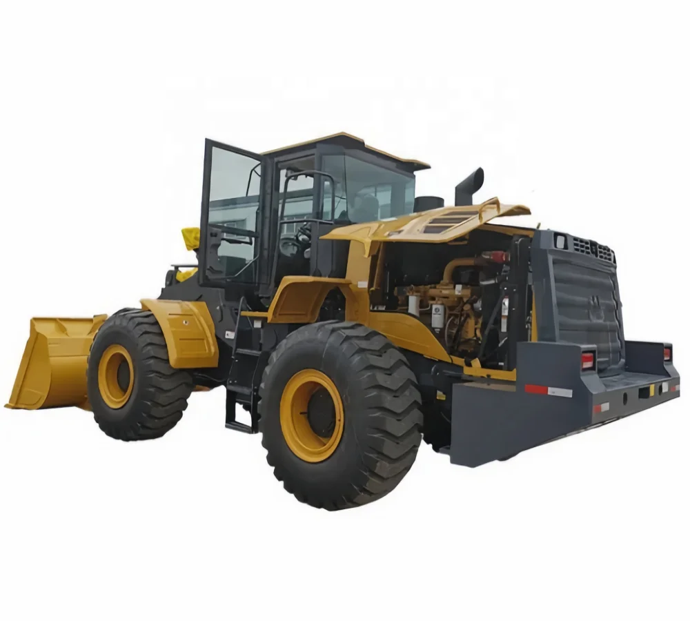 China 6 TON 7 TON 8 TON 9 TON Mini Front Wheel Loader with Bucket for Sale
