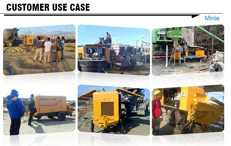 Customization Top Quality 40m3/h Diesel Concrete pump concrete machine for building