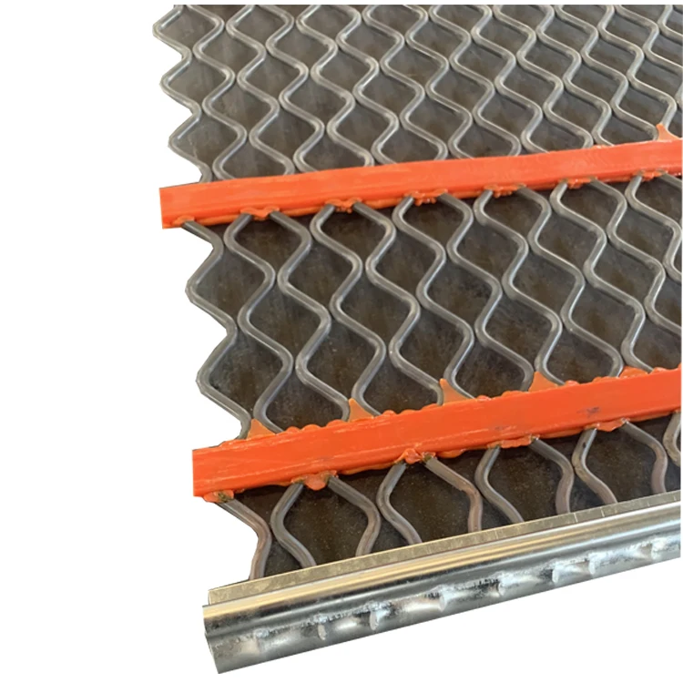 
High tensile strength with ductility Mine Industry Poly Self-Cleaning Screens with Crimped Wire Anti-clogging Wire Mesh 