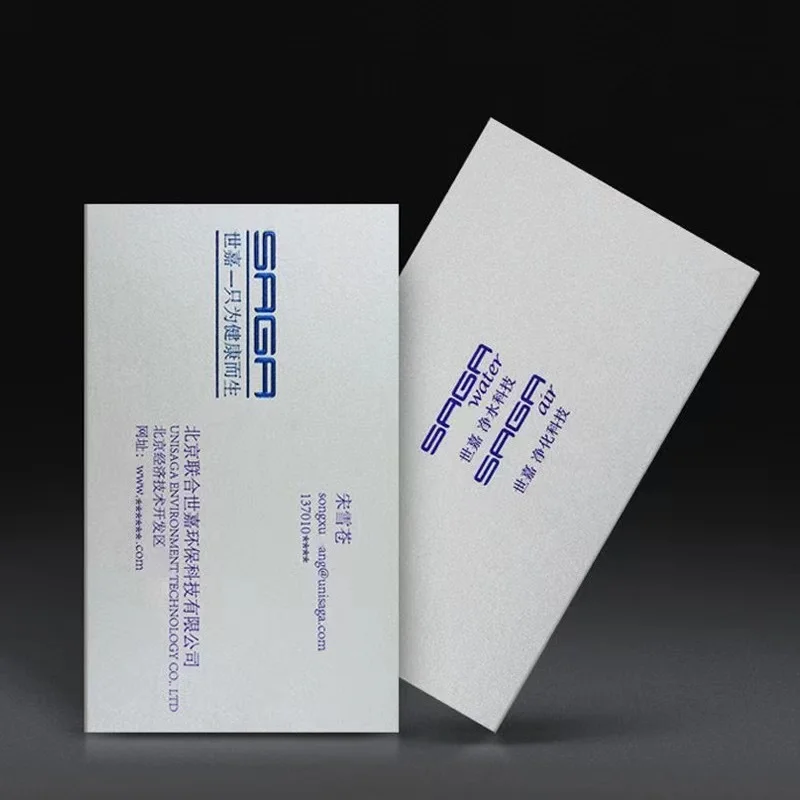 Custom metal visiting card luxury black embossed printing gold foil stamping logo business card