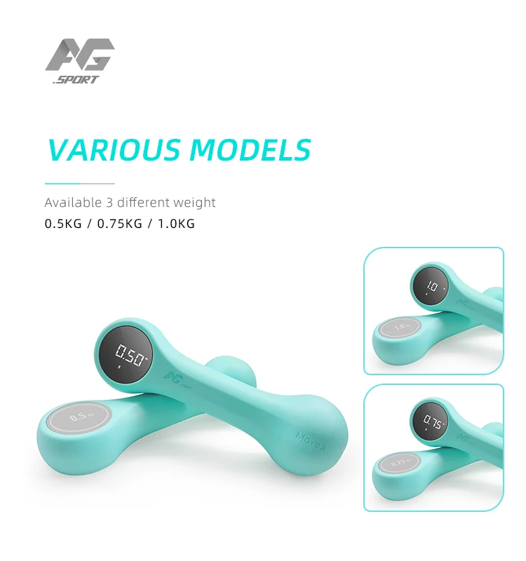 APP Motion Tracking Free Weights Fitness Dumbbells Lbs Cheap Sets for Sale Smart Dumbbell