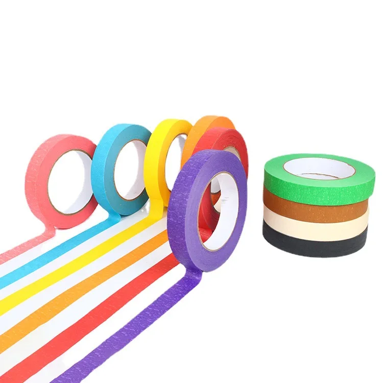 Factory Direct Blue Painters Masking Tape UV Resistant Easy Removal 14 Days Free Sample Hot Pressure Sensitive Masking Paper