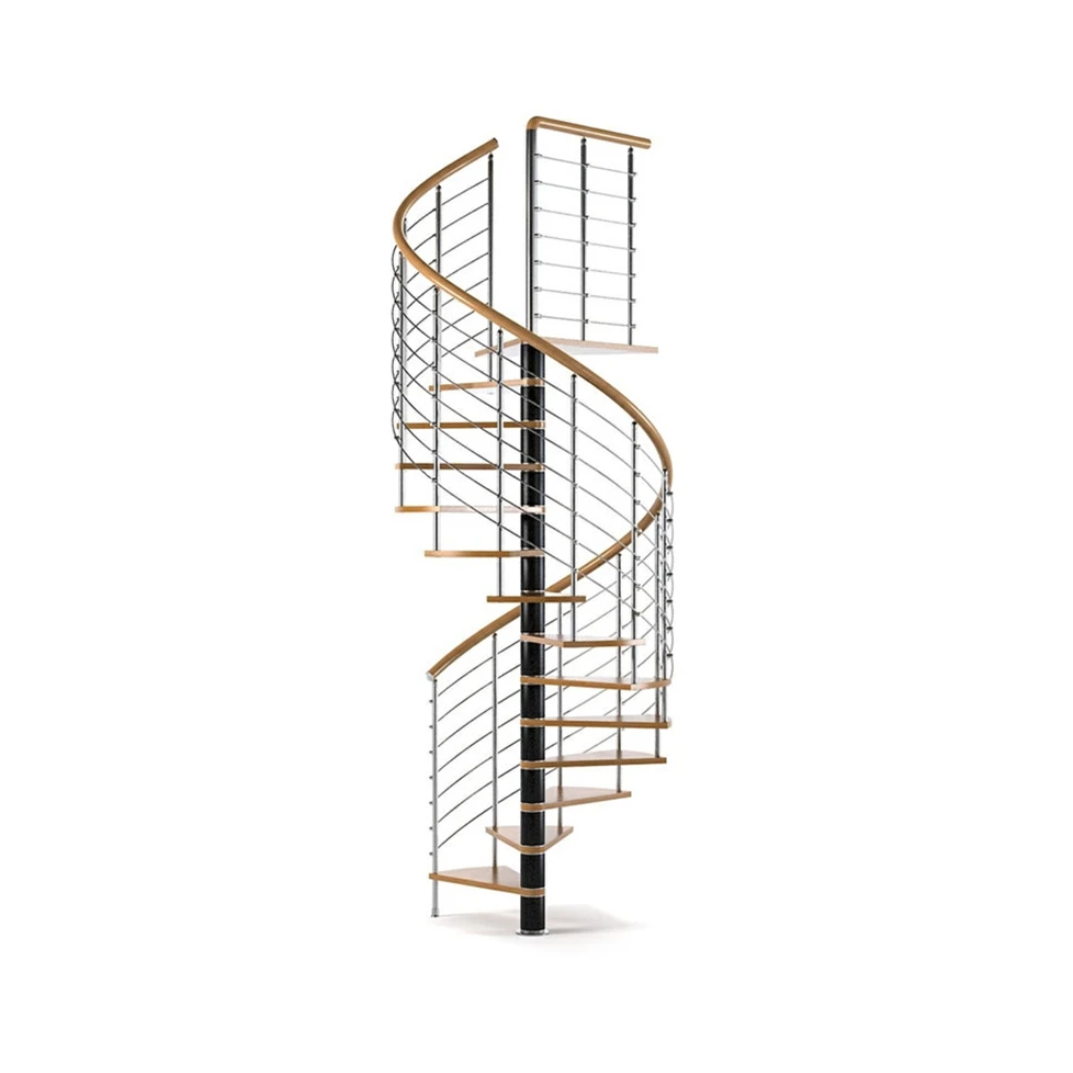 Made In China Stair Case Tiles Steps Fashion Interior Wood Stairs Best Price Wrought Iron Spiral Stair
