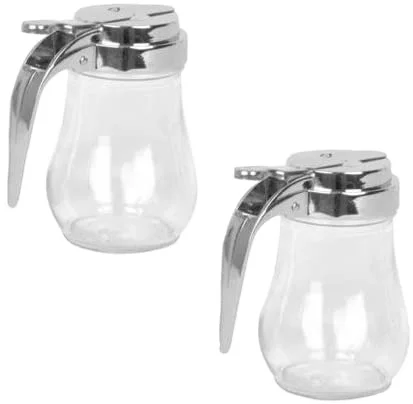 High Quality Factory Price Home Kitchen 8 oz Glass Syrup Sugar Dispenser Jar For Sauce