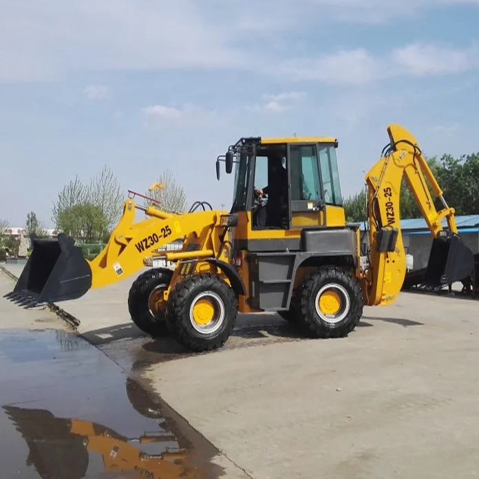 
mini backhoe with accessories / 4WD backhoe loader hydraulic pump loader backhoe tyre 