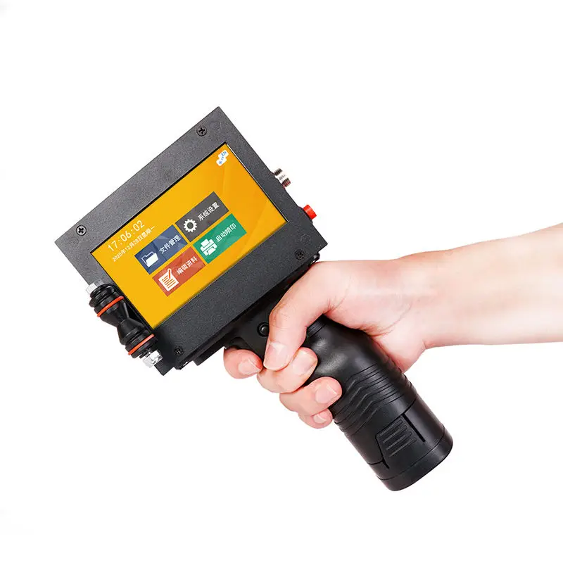 12.7mm QR Bar Code Batch number expiry date logo printing portable hand jet handheld thermal inkjet printer