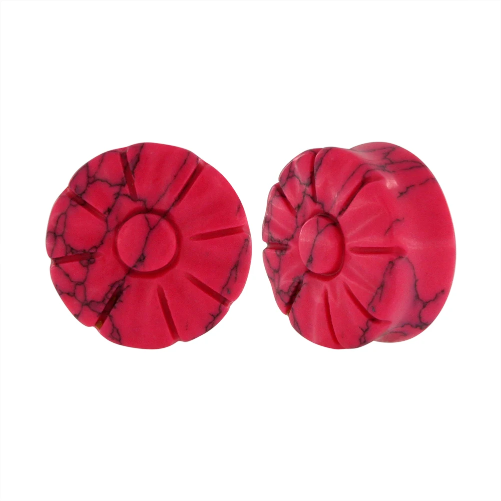 Good Quality Wood Tunnel Body Jewelry Stretcher Expander Plug 2G Earring For Woman Man Wooden Gauge 00G Stone Ear Piercing