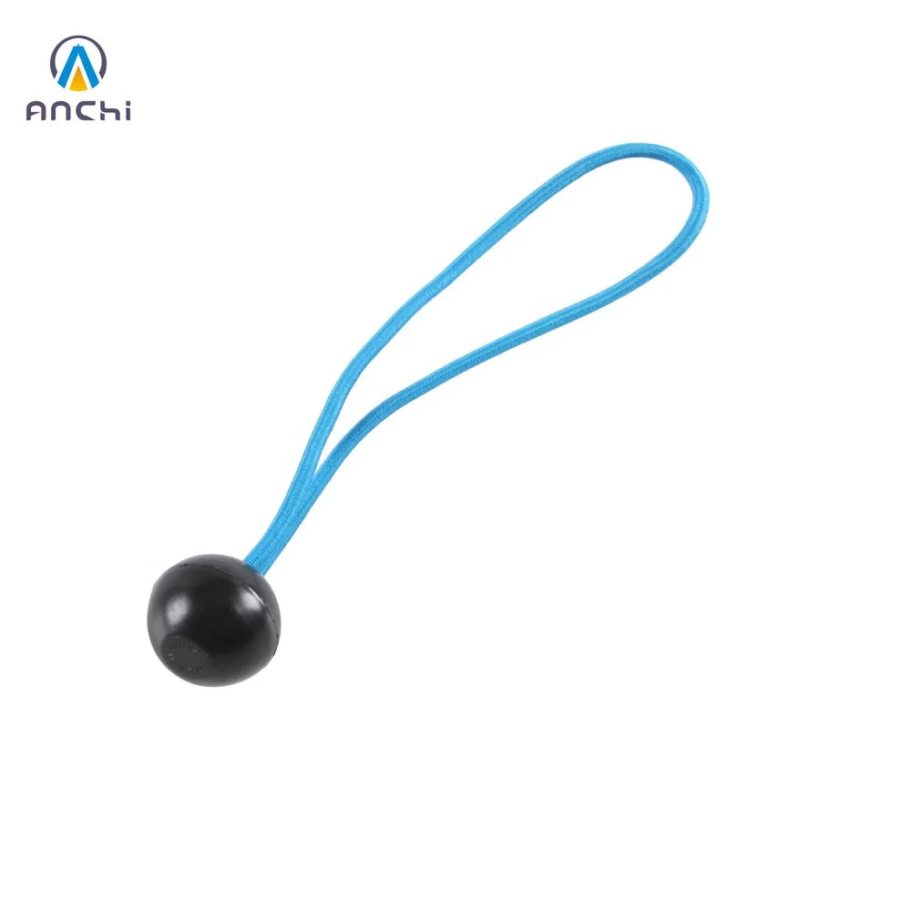 4mm Colored elastic bungee ball cord for tents 22cm