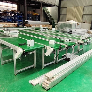 China factory aluminum profile lifting conveyor small conveyor belt system portable conveyor belt