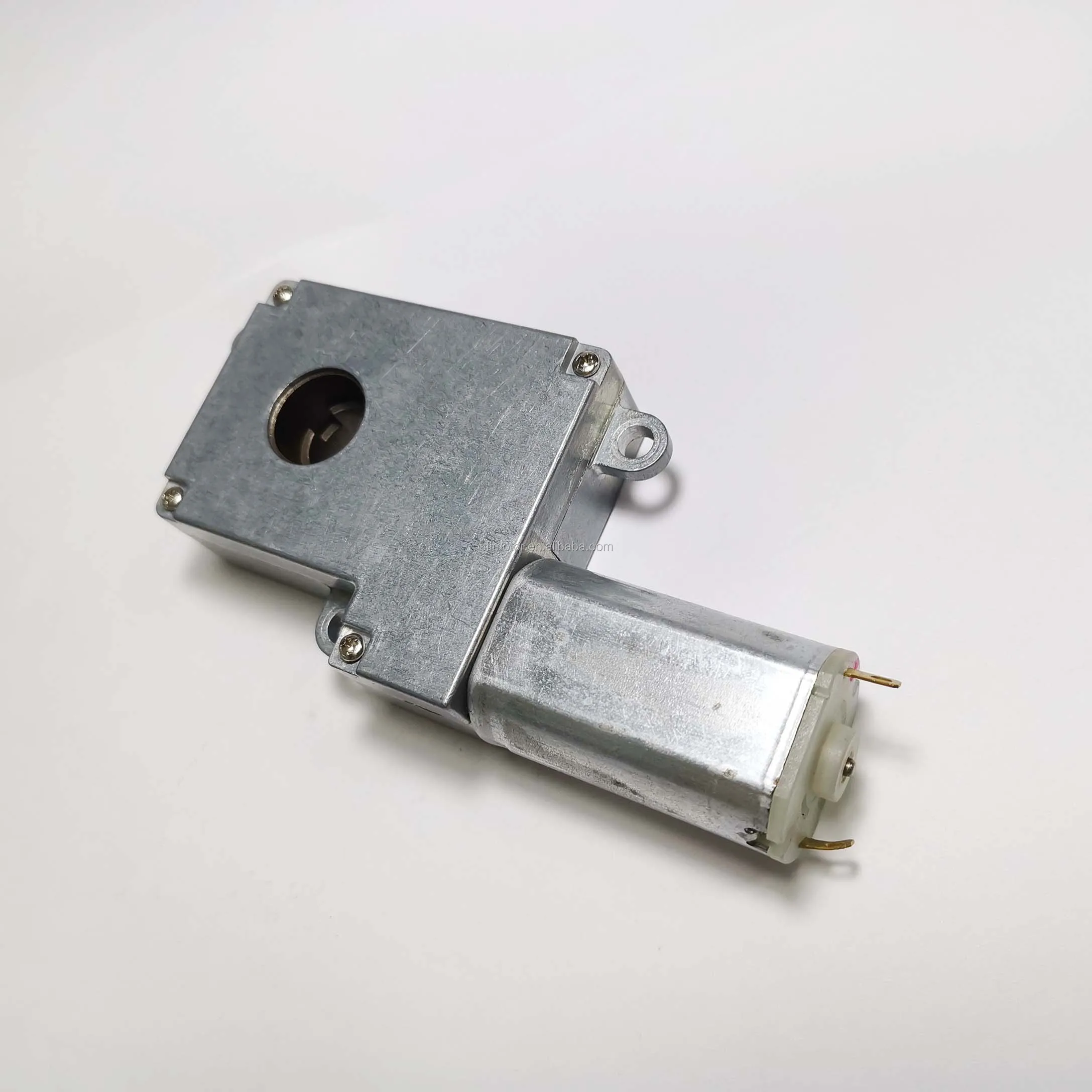 12 volt reducer engine 40NM 390 self-lock dc worm gear motor