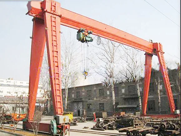 Heavy duty  double girder overhead gantry crane 5t-500t EOT crane with electric chain hoist