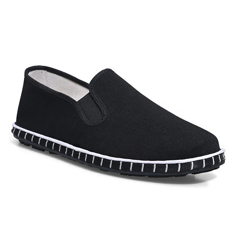 Spring And Autumn New Fashion Canvas Shoes Without Lace-up Light Walking Style Shoes