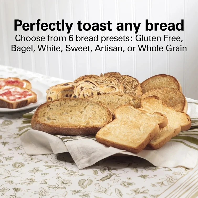 2 Slice Toaster Bread Toaster Machine Smart Stainless Steel Toaster For Household