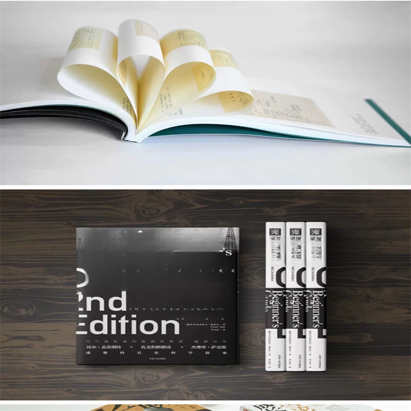 Custom Foldable Brochure Holder Wooden Display Stand Car Brochures Flyer Pamphlets Instruction Books Printed coated paper