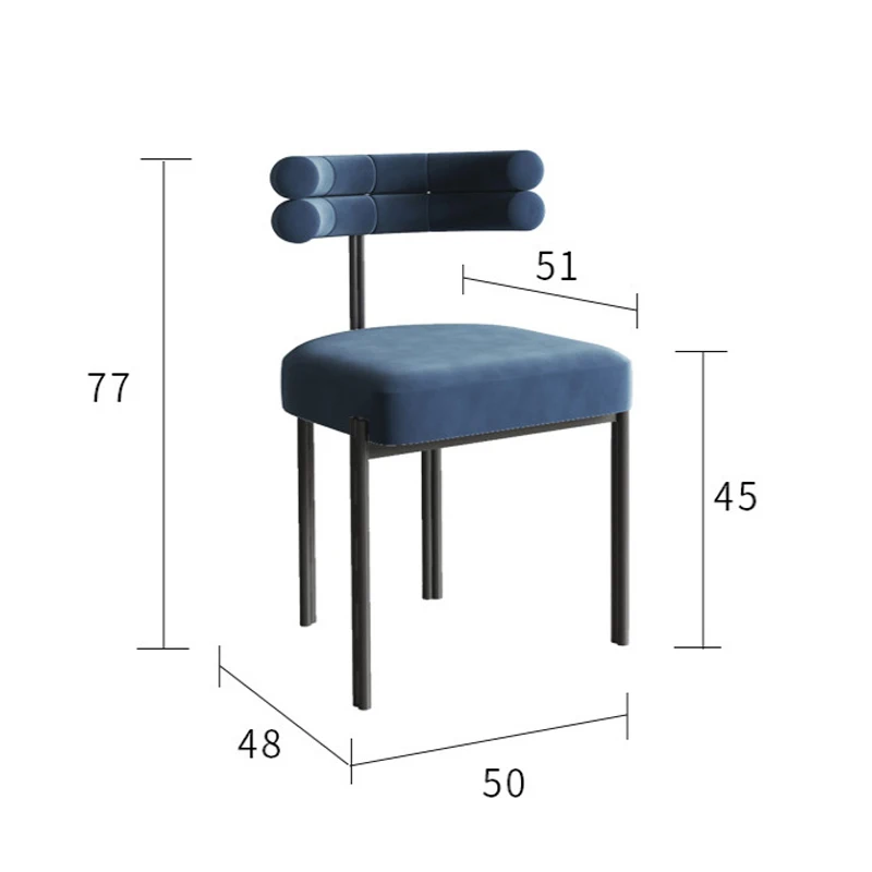 Xingsheng Italian simple creative half arc armchair household dressing chair coffee shop leisure negotiation chair