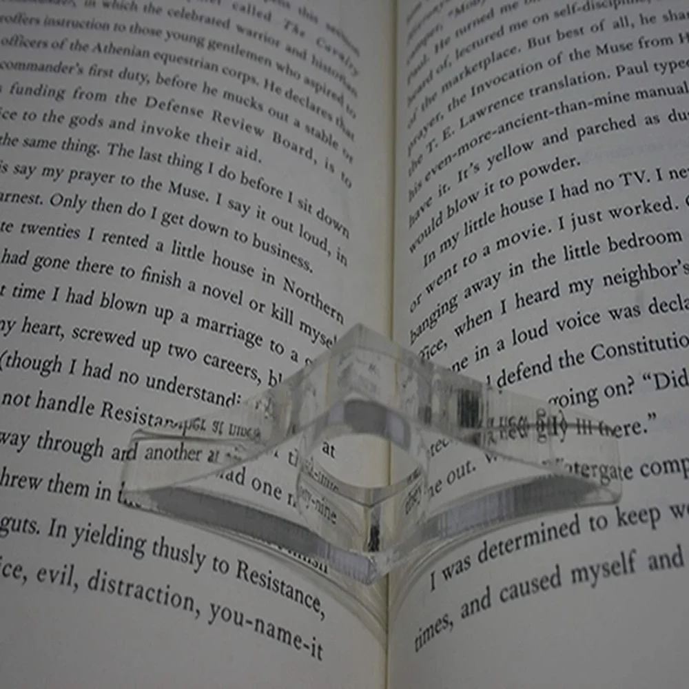Custom Clear Acrylic Bookmark Colorful Acrylic Thumb Book Holder Book Page Holder