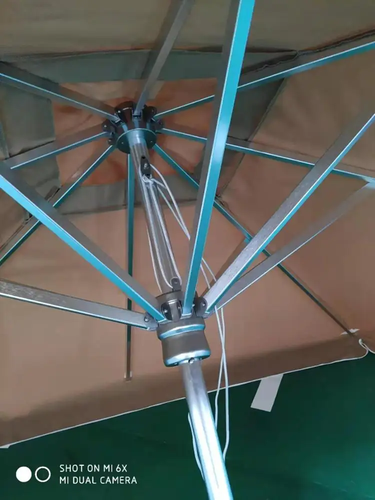 Chinese aluminium umbrella for beach outdoor parasol garden umbrella
