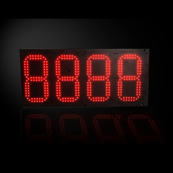Gas Station Advertising Totem Pylon Sign Diesel Fuel Oil Gas Petrol LED Gas Price Board Panel Display Screen
