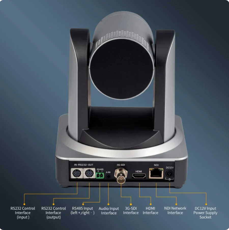 FEELWORLD NDI20X Simultaneous 3G-SDI/HD/NDI/IP Live Streaming PTZ Camera For Online Education