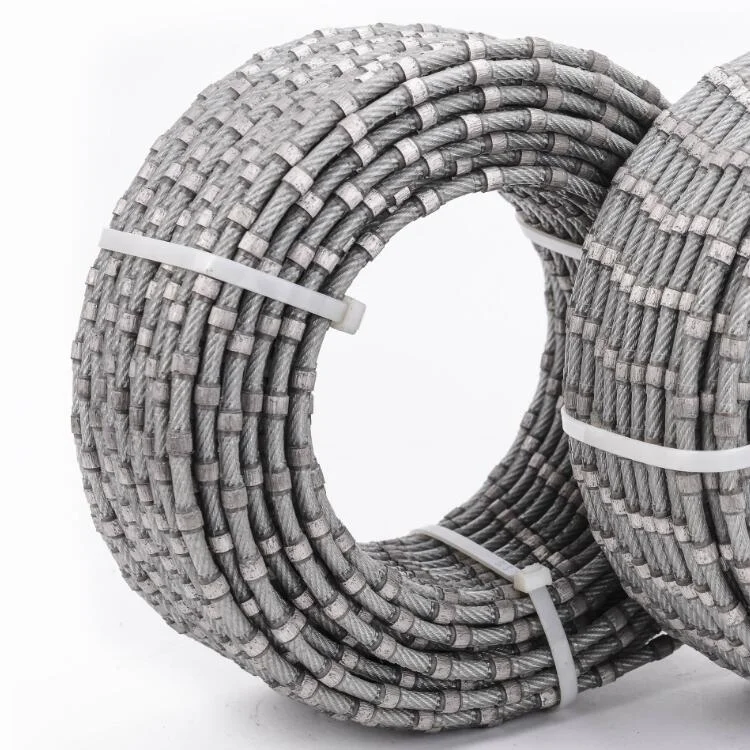 5.3mm 7.3mm granite marble cutting mini diamond multi wire saw rope for