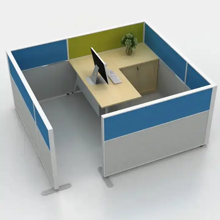 Low Partition Design Cabin Office Manager Workstation Cubical