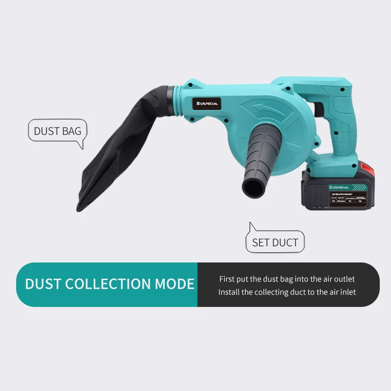 Electric Leaf Blower 21v lithium battery Garden Tool electric blower high pressure