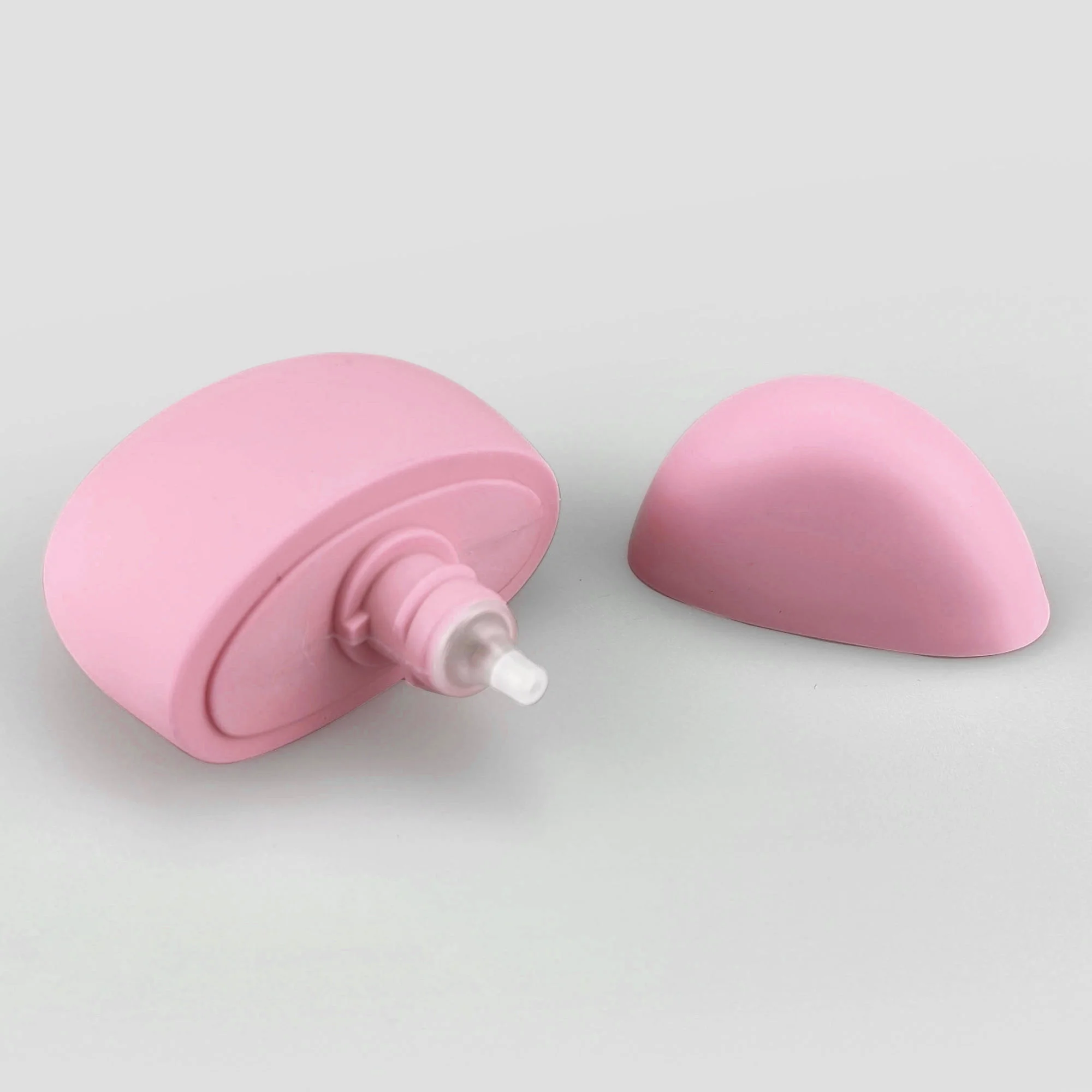 50ml innovative sunscreen container packaging tube HDPE foundation oval shaped cosmetic cream skincare packaging tube