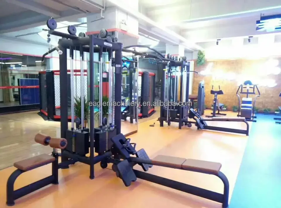 YG-2064 Commercial Fitness Cable Jungle Multi Functional Trainer 8 Station Multi gym Functional OEM Customized