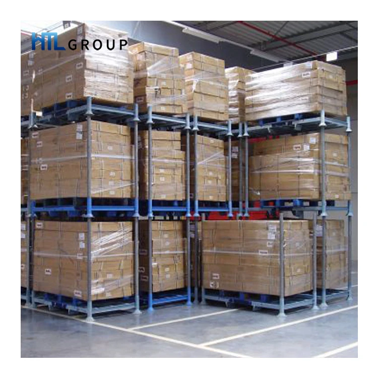 Warehouse Portable Detachable Industrial Welded Metal Steel Pallet Racks with Posts