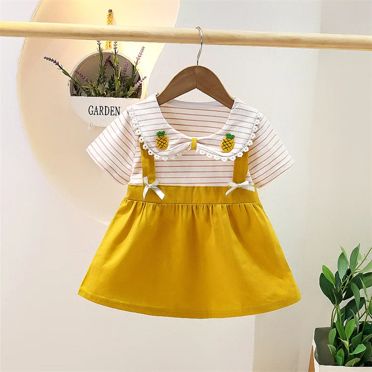 High Quality Infant Made In China Infant Clothes Patterns Baby Knitting Summer Dress