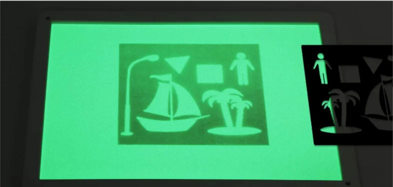 Рисование с подсветкой веселый Детский граффити картина светящаяся 3D флуоресцентная доска для рисования