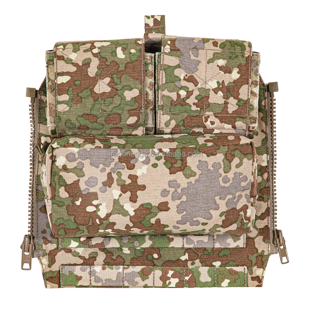 SPARK TAC Tactical vest Pouch Bag Zip-On Panel pack FIT CPC NCPC AVS MBAV JPC2 Plate Carrier Molle Bag