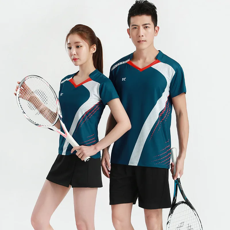 New Design Quick Dry Sublimation Printing Tennis Jersey Table Tennis Uniform Quick Dry Sport Clothes Made In China