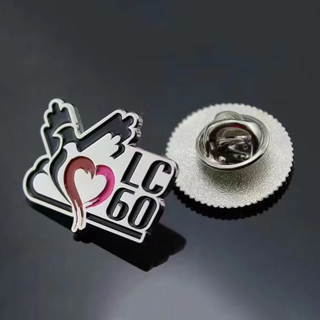 New Custom Charm Antique Shield Grill Metal Lapel Pin Badges