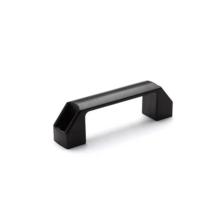 High quality 60mm Plastic door pull handle for aluminum profile equipment cabinet