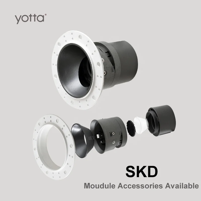 3K/4K/6K Top Sale Guaranteed Quality Zhongshan Borderless Anti-glare Led Light Module Recessed Ceiling Downlight