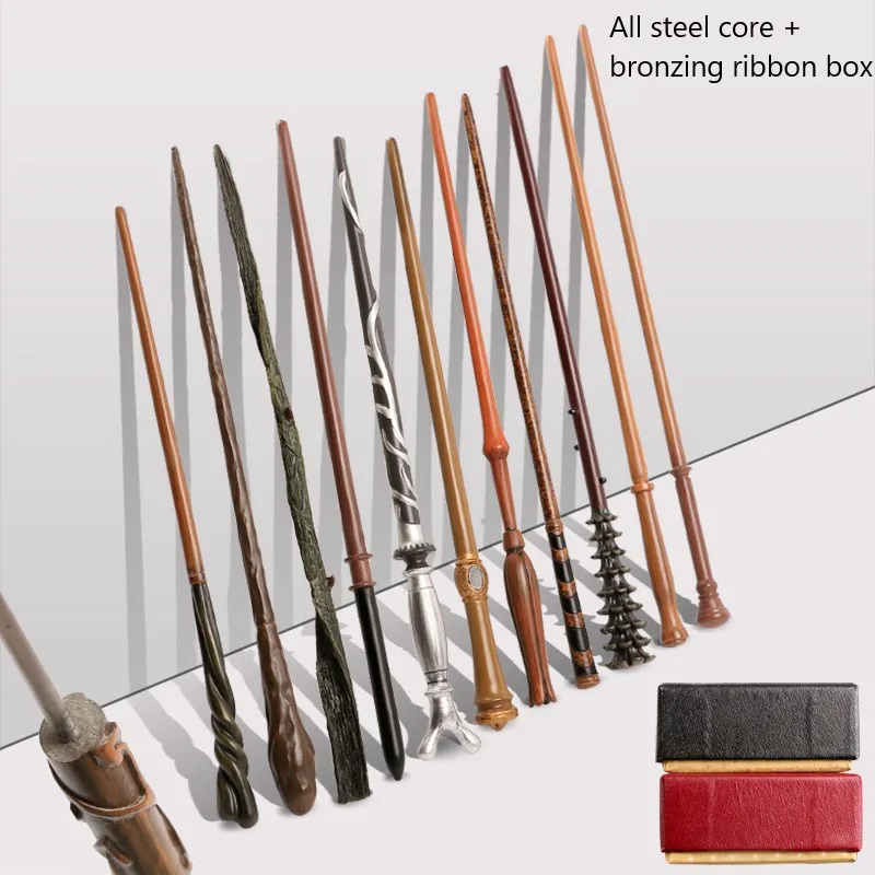 Wholesale Harry Magic Wands Charm Mystery Cosplay Halloween Props Resin Metal Core Magic Wand