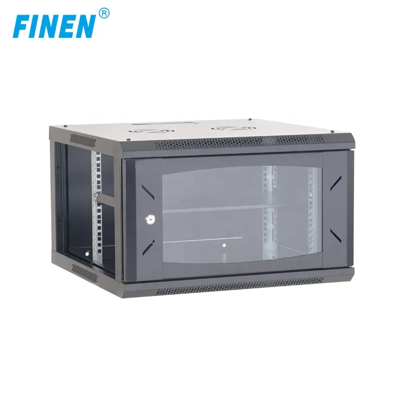 Настенный шкаф для передачи данных 6U 9U 12U 15U 22U 27U, 19 дюймов, шкафчик для данных на глубину 450 мм/600 мм, настенный шкаф